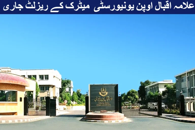 AIOU Matric result